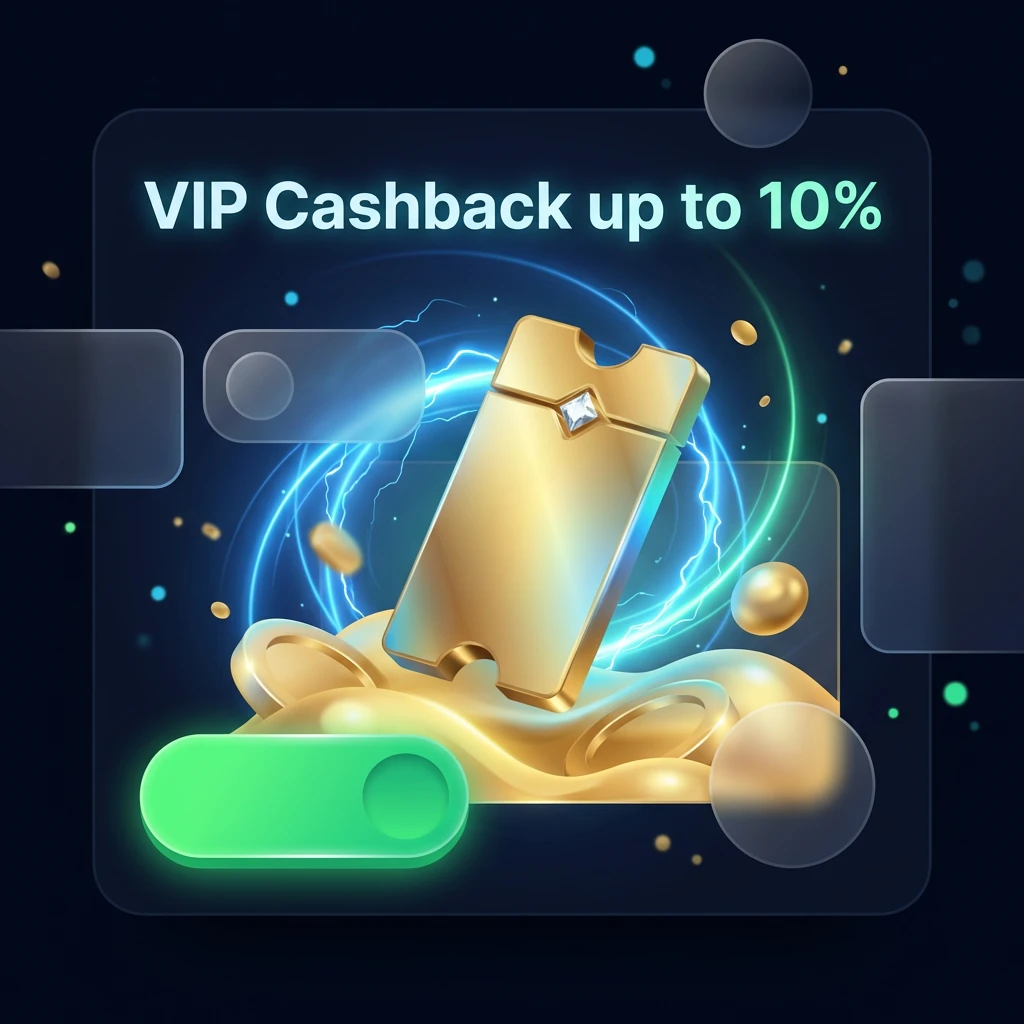 VIP Cashback up to 10%